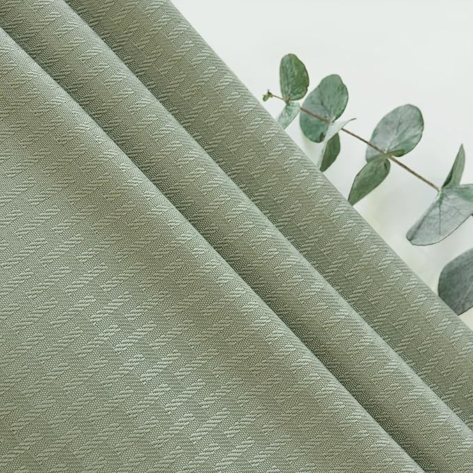 maxmill Square Jacquard Tablecloth Waterproof Spillproof Wrinkle Resistant Soft Weaved Design Table Cloth for Dinner and Party Washable Fabric Cover, Indoor Outdoor Use, 60 x 60 Inch, Sage Green