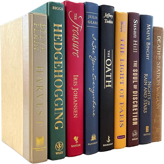 Real Books by Color® (Set of 3, Multicolor) Decorative Bookshelf Home Decor Shelf Styling Photo Prop