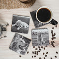 Blue Ridge Mountain Gifts - Custom Pet Coasters Printed with Photos of Your Dog, Memorial Gift for Dog Lovers, Slate Coaster for Pet Owners