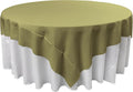 LA Linen Polyester Poplin Washable Square Tablecloth, Stain and Wrinkle Resistant Table Cover 72x72, Fabric Table Cloth for Dinning, Kitchen, Party, Holiday 72 by 72-Inch, Sage Dark