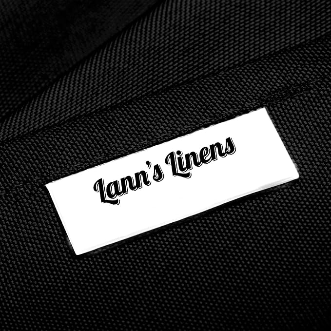 Lann's Linens - 70" Round Premium Tablecloth for Wedding/Banquet/Restaurant - Polyester Fabric Table Cloth - Black
