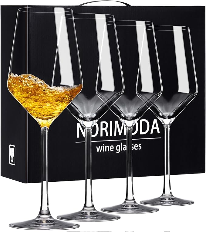 Wine Glasses, 17oz White Wine Glasses Set Of 4, Clear Red Wine Glass With Stem, Gifts For Men & Women