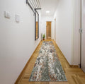 Keen Home Design Area Rugs - 2x14 Non-Shedding, Abstract Rugs for Kitchen, Living Room, Bedroom, Dining Room, Entryway - Size: 2'8" x 14', Multi