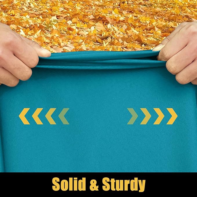 Smiry Rectangle Picnic Table Cloth, Waterproof Elastic Fitted Tablecloths for 4 Foot Tables, Washable Polyester Table Cover for Camping, Indoor and Outdoor (Teal, 30"x48")