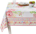 Maison d' Hermine Table Cloth Rectangle Table 100% Cotton 70 x 108 Inches Tablecloth Reusable Decorative for Dining Room Farmhouse Home Valentines Day Decorations Spring Summer - Vintage Floral