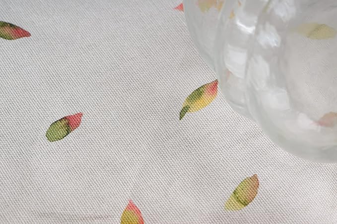 Maison d' Hermine Table Cloth Rectangle Table 100% Cotton 70 x 120 Inches Fall Tablecloth Reusable Everyday Use for Thanksgiving Christmas Decorations Dining Farmhouse Party (Pumpkin Passion)