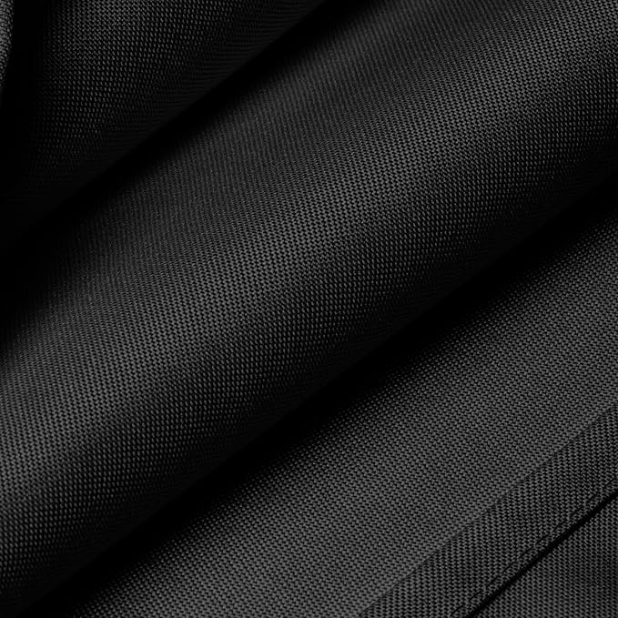 Lann's Linens - 132" Round Premium Tablecloth for Wedding/Banquet/Restaurant - Polyester Fabric Table Cloth - Black