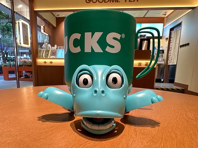 XYG® Turtle Coaster, 3D Printed Funny Tea Coasters with Funny Expression, Turtle Cup Holder, Insulated Drink Mat Wine Coffee Glasses Home Decor & Kitchen Accessories, Gag Gift Tortoise Lover (Blue)