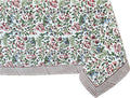 ATOSII Ambrosia 100% Cotton Rectangle Boho Spring Summer Tablecloth, Handblock Floral Table Cloth Linen for Kitchen Dining Parties Wedding Outdoors Easter Decor 60 X 108 Inches I 8 Seater