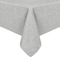 Hiasan Faux Linen Rectangle Tablecloth - Wrinkle and Stain Resistant Washable Table Cloth for Kitchen Dining Room Holiday Table Cover for Dinner, Light Grey, 90 x 156 Inch