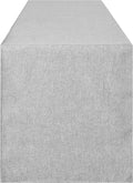 Table Runner 13 x 72 Inches Long, Cotton Linen Farmhouse Style Grey Table Linen for Kitchen Dining Coffee Table Parties Wedding Home Decor (Modern-Grey, 13” x 72”)