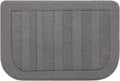 BEQHAUSE 24x36 Inch Kitchen Rug Mat Durable Kitchen Rugs Non-Slip Washable Absorbent Kitchen Mats for Floor Dirt-Resistant Semicircular Kitchen Mat (Grey)