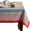 Maison d' Hermine Table Cloth Rectangle Table 100% Cotton 70 x 140 Inches Tablecloth Reusable Decorative for Dining Room Farmhouse Home Valentines Day Decorations Spring Summer - Provence