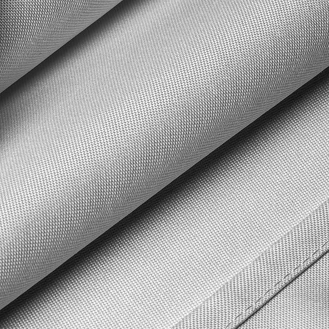 Lann's Linens - 120" Round Premium Tablecloth for Wedding/Banquet/Restaurant - Polyester Fabric Table Cloth - Silver