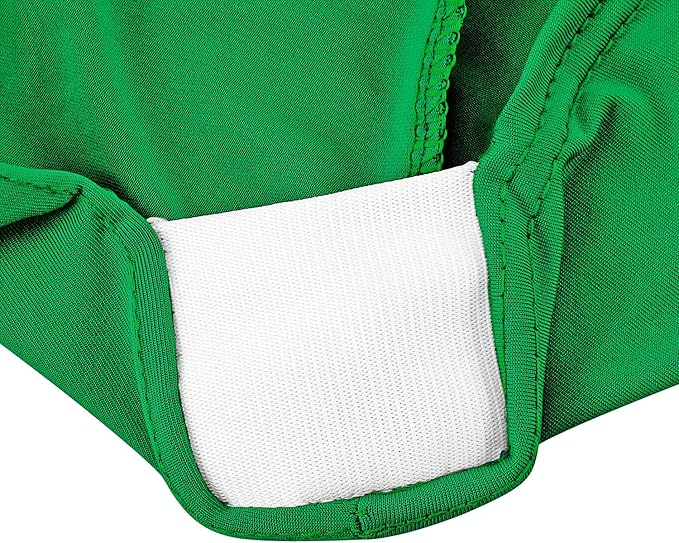 LZY Spandex Table Covers 6 Feet, Stretch/Fitted Table Covers for 6 Feet Folding Table, Rectangular Spandex Table Cloths for Wedding Party or Event (6FT-2PCS, Emerald)