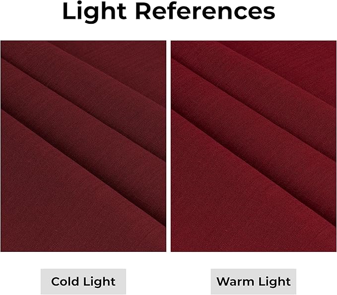 D'Moksha Homes Linen Dark Red Table Runner 132 Inches Long - 100% Pure Linen Extra Long Table Runner 14 x 132 Inch for Valentines, Spring - Machine Washable