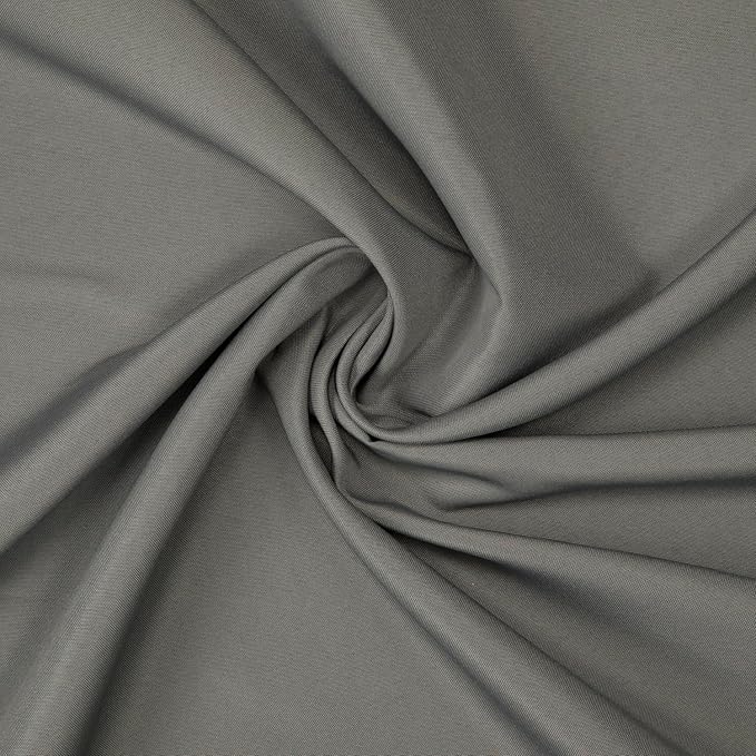 Gee Di Moda Round Tablecloth - 132 Inch Charcoal Round Table Cloth for 72 to 96 Inch Round Tables - Heavy Duty Washable Fabric - for Buffet Table, Holiday Party, Dinner, Wedding & Baby Shower