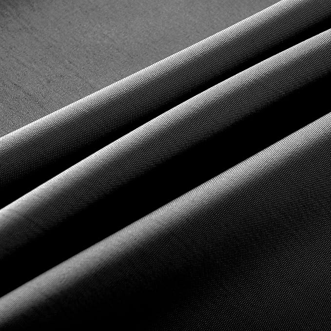 6-Pack Round 90-inch Grey Table Cloths, Solid Stain and Wrinkle Resistant Circular Tablecloth, Premium Plain Weave Polyester Fabric Table Linen Covers for Hotel, Banquet