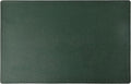 Set of 6 Faux Leather Placemats, PU Table Mats, Waterproof, Stain Resistant, Heat Resistant, Easy to Clean for Kitchen Dining Table,Conference Table C Green Rectangle