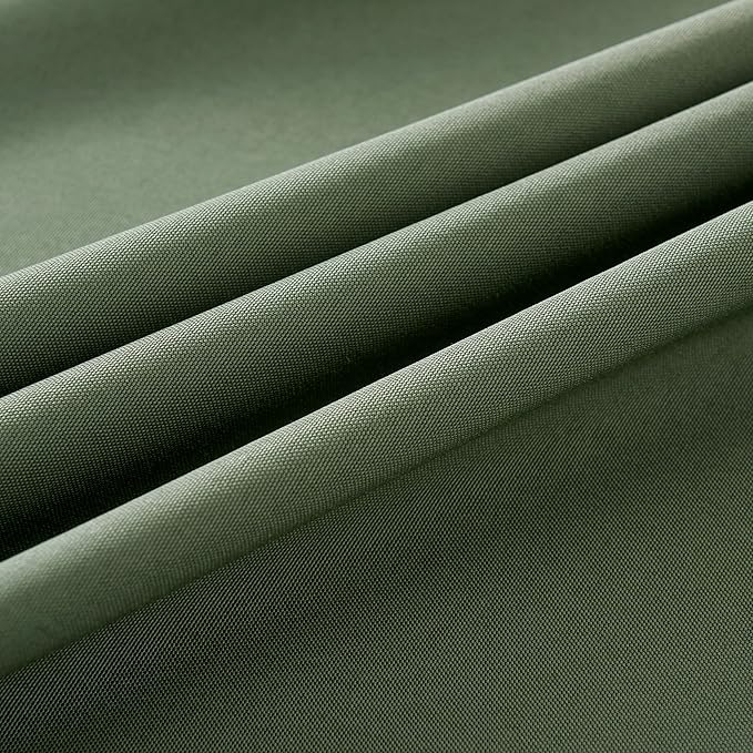 6-Pack 60x60 inch Sage Green Table Cloths, Solid Stain and Wrinkle Resistant Tablecloth, Premium Plain Weave Polyester Fabric Rectangle Table Linen Covers for Hotel, Banquet
