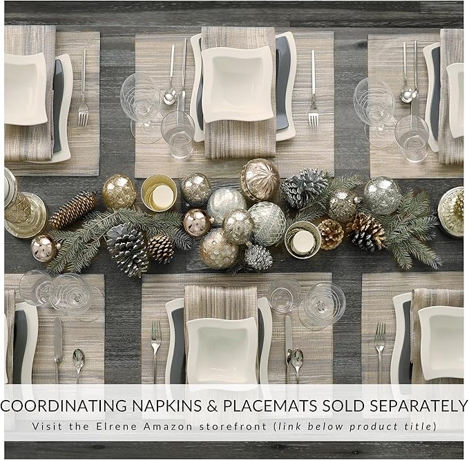 Villeroy & Boch Radcliffe Jacquard Table Runner, Festive Holiday Table Decor, 16 Inches x 72 Inches
