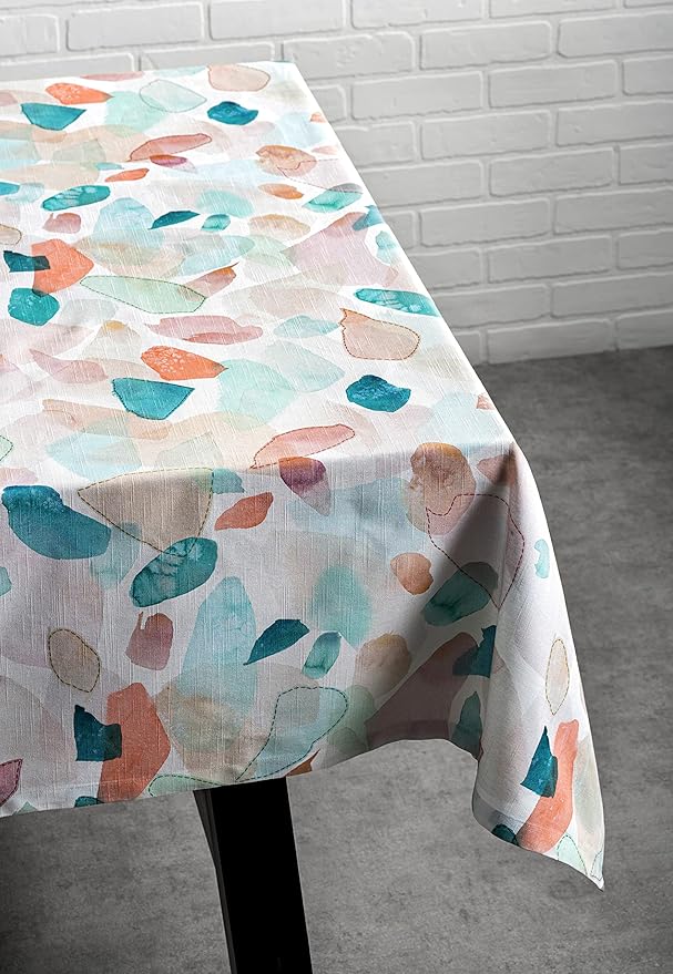 Maison d' Hermine Table Cloth Rectangle Table 100% Cotton 60 x 90 Inches Tablecloth Reusable Decorative for Dining Room Farmhouse Home Valentines Day Decorations Spring Summer - Summer Picnic