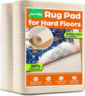 Non-Slip Rug Pad Gripper 10x14 Feet, Anti Skid Mat for Under Area Rugs, Keeps Rugs in Position and Safe, Thick Cushioned Carpet Pad for Hardwood Floors Protection