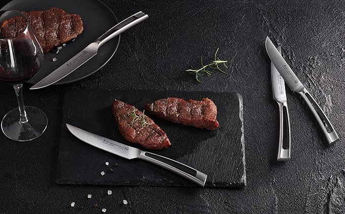 Cangshan TN1 Series 1021806 Swedish 14C28N Steel Forged 4-Piece Steak Knife Set