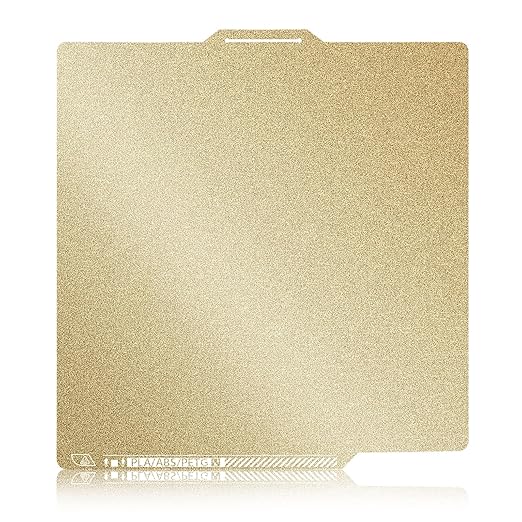PEI Sheet with QR Code for Bambu Lab P2S P1P P1S A1 X1 X1C X1E,258x258mm,Dual-Sided PEI Build Plate PLA PETG ABS Spring Steel Plate for Bambu Lab 3D Printer