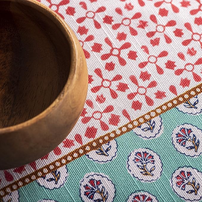 Maison d' Hermine Table Cloth Rectangle Table 100% Cotton 60 x 90 Inches Tablecloth Reusable Decorative for Dining Room Farmhouse Home Valentines Day Decorations Spring Summer - Provence