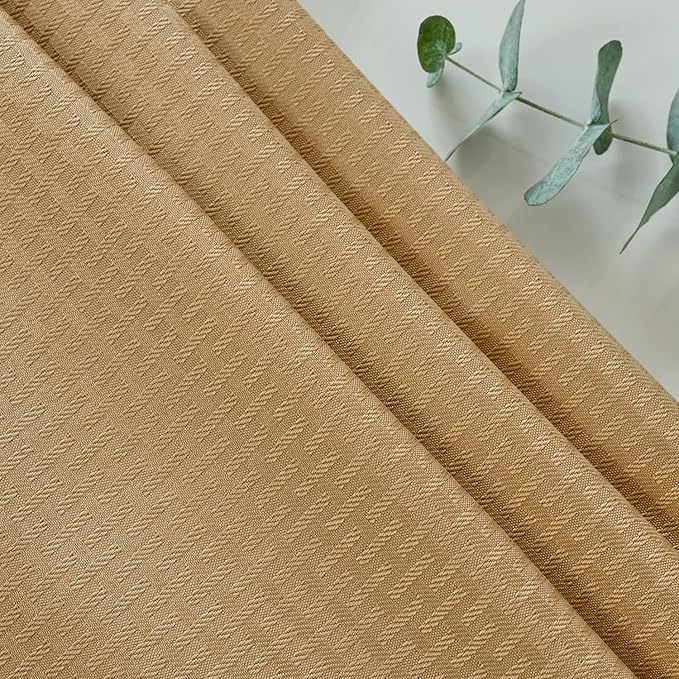 maxmill Jacquard Tablecloth Stain Resistant Waterproof Wrinkle Resistant Spillproof Washable Soft Weaved Texture Table Cloth for Dining Room, Indoor Outdoor Use, Rectangle 60 x 140 Inch, Beige