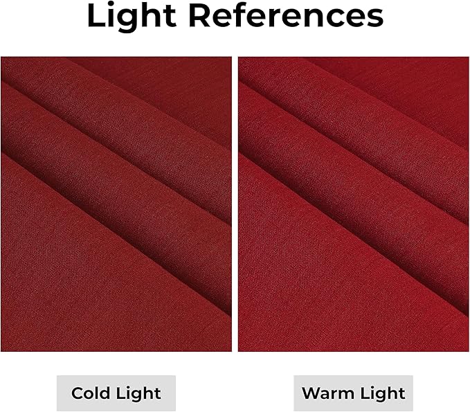 D'Moksha Homes Linen Red Table Runner 84 Inches Long - 100% Pure Linen 14 x 84 Inch Table Runner for Dining, Valentines, Spring - Machine Washable