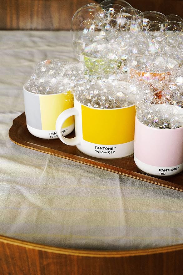 Copenhagen Design Pantone Cortado Cup - Insulated, Double Wall Coffee Cup/Mug - Porcelain - 6.4oz, Light Pink 182