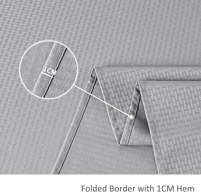 maxmill Weaved Texture Rectangle Tablecloth Water Resistant Wrinkle Free Spill-Proof, Soft Table Cloth for Dining Room Decoration, Banquet Parties Event Holiday Dinner, 60 x 84 Inch Light Grey