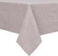 Hiasan Faux Linen Rectangle Tablecloth - Wrinkle and Stain Resistant Washable Table Cloth for Kitchen Dining Room Holiday Table Cover for Party Dinner, Stone, 70 x 140 Inch