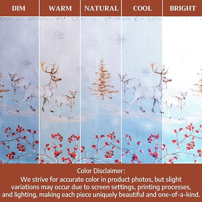 Maison d' Hermine Cloth Napkins Set of 4 100% Cotton for Thanksgiving Christmas Decorations Everyday Reusable Square Fall Napkins Cloth Washable Dinner Party (Fairy Tale Forest, 20"x20")