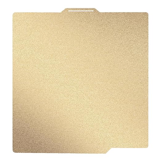 Double Sided Textured PEI Spring Steel Build Plate 257x257mm, Flexible PEI Print Bed PEI Sheet for Bambu Lab X1/X1C/P1P/P1S/P2S/A1 3D Printer