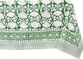 ATOSII Meadow Green100% Cotton Fall Tablecloth, Handblock Print Rectangle Table Cover for Kitchen Dining Linen I Parties, Weddings, Outdoors, Easter Table Cloth Decor 60 X 108 Inches I 8 Seater