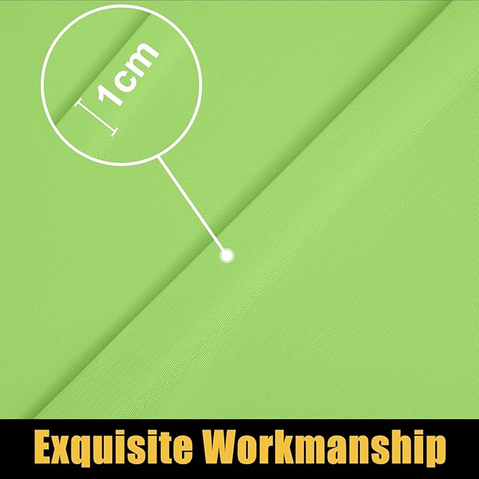 Smiry Rectangle Picnic Table Cloth, Waterproof Elastic Fitted Tablecloths for 5 Foot Tables, Washable Polyester Table Cover for Camping, Indoor and Outdoor (Lime Green, 30"x60")