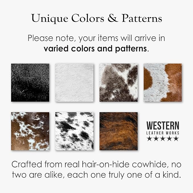 Set of 6 Circular Coasters for Drinks, Glass & Cups Stain Protection, Full Grain Leather, Handmade (Furry)