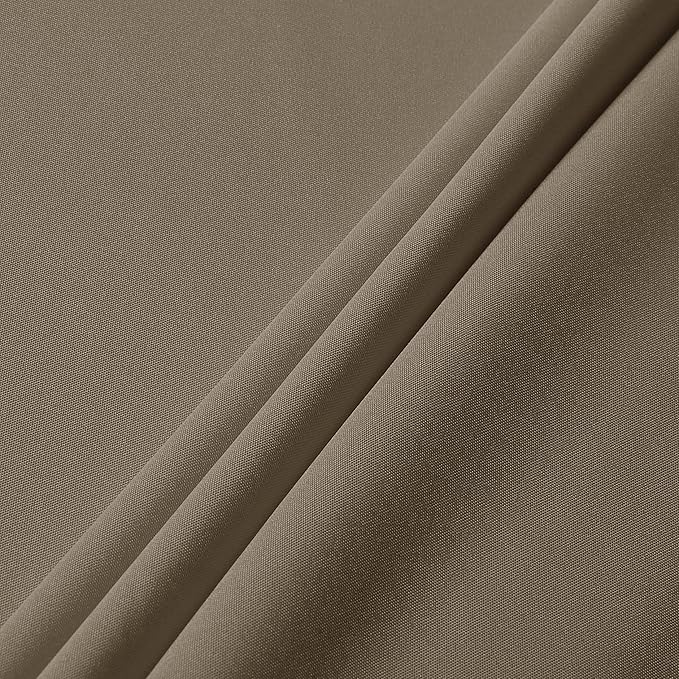 sancua Rectangle Tablecloth - 54 x 108 Inch - Stain and Wrinkle Resistant Washable Polyester Table Cloth, Decorative Fabric Table Cover for Dining Tables, Buffet Parties and Camping, Taupe