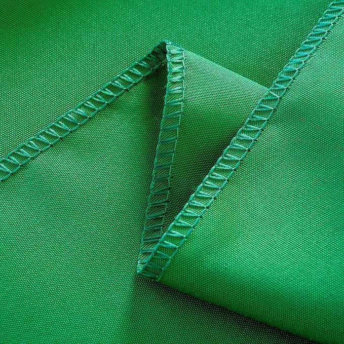 6-Pack 60x102 inch Forest Green Table Cloths, Solid Stain and Wrinkle Resistant Oblong Tablecloth, Premium Plain Weave Polyester Fabric Rectangle Table Linen Covers for Hotel, Wedding
