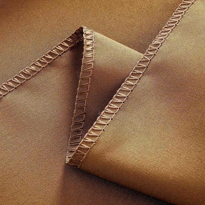 6-Pack 60x102 inch Coffee Table Cloths, Solid Stain and Wrinkle Resistant Oblong Tablecloth, Premium Plain Weave Polyester Fabric Rectangle Table Linen Covers for Hotel, Wedding