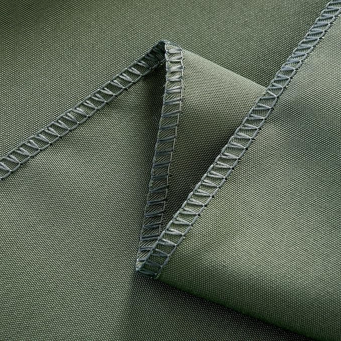 2-Pack 60x120 inch Sage Green Table Cloths, Solid Stain and Wrinkle Resistant Oblong Tablecloth, Premium Plain Weave Polyester Fabric Rectangle Table Linen Covers for Hotel, Wedding